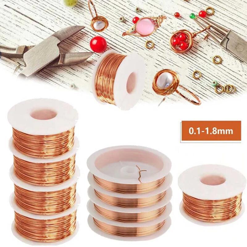 Copper Wire Roll - 10M blote koperdraad Zuivere koperdraad T2