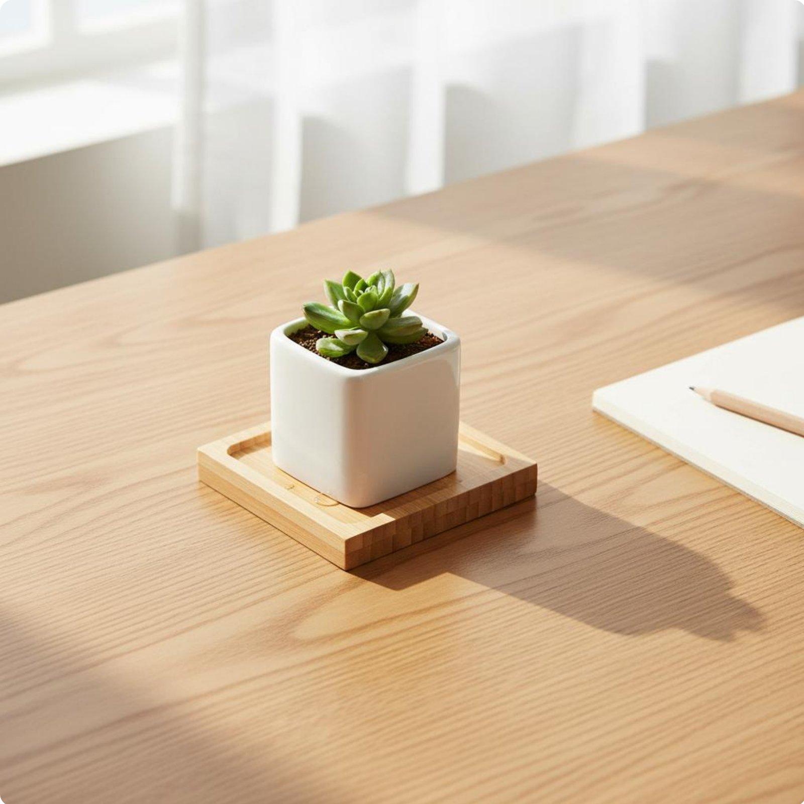 Industriële bamboe houten plan - Drip Tray Saucer recensie en prijs