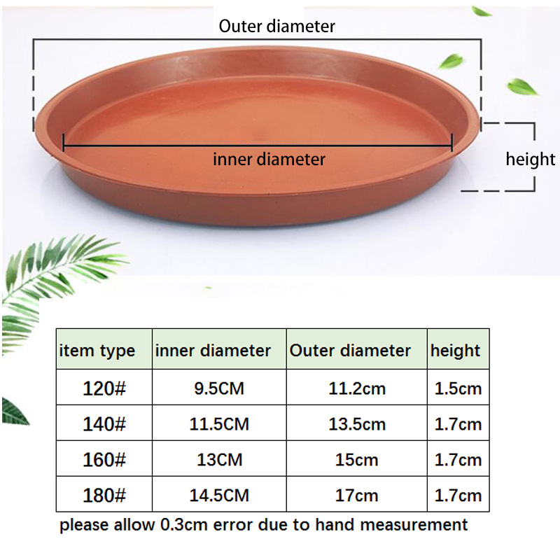 10 stks Plastic Bloempot Lade  - Drip Tray Saucer recensie en prijs