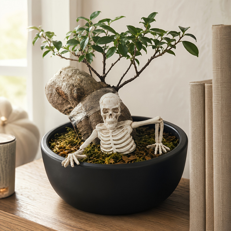 Halve lichaam klimmende skelet - Bonsai Garden Landscape Design recensie en prijs