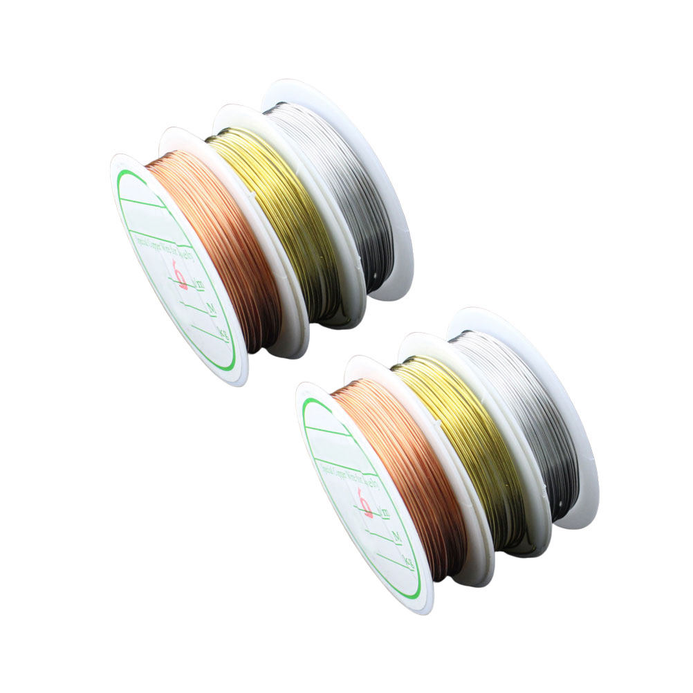 6 rollen gekleurde koperdraad, - Copper Wire Roll recensie en prijs